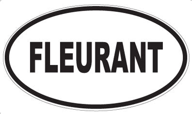 FLEURANT - Oval Magnet
