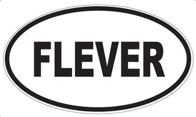 FLEVER - Oval Sticker