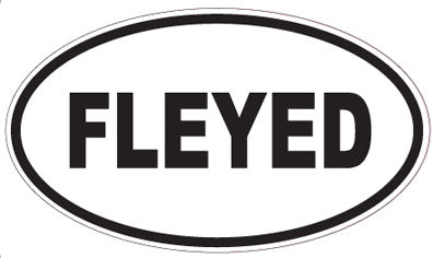 FLEYED - Oval Sticker