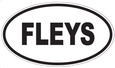 FLEYS - Oval Sticker