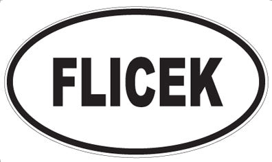 FLICEK - Oval Magnet