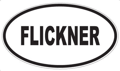 FLICKNER - Oval Magnet