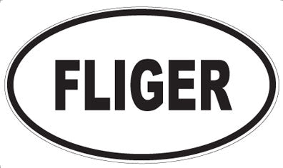 FLIGER - Oval Sticker