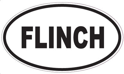 FLINCH - Oval Sticker
