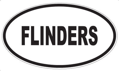 FLINDERS - Oval Sticker