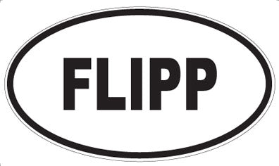 FLIPP - Oval Sticker