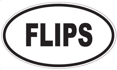 FLIPS - Oval Magnet