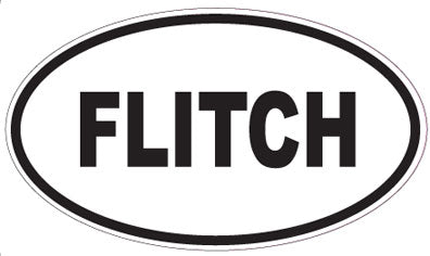 FLITCH - Oval Sticker