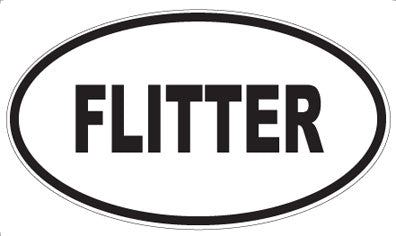 FLITTER - Oval Magnet
