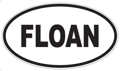FLOAN - Oval Magnet