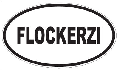 FLOCKERZI - Oval Sticker