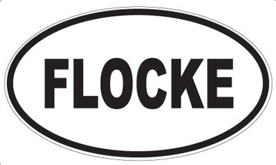 FLOCKE - Oval Magnet