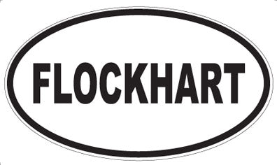 FLOCKHART - Oval Magnet