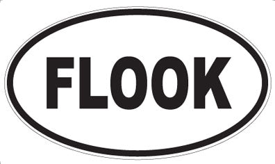 FLOOK - Oval Sticker