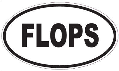 FLOPS - Oval Magnet
