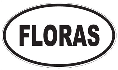 FLORAS - Oval Magnet