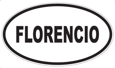 FLORENCIO - Oval Magnet