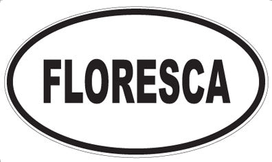FLORESCA - Oval Sticker