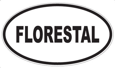 FLORESTAL - Oval Magnet