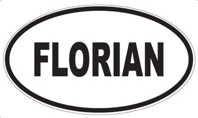 FLORIAN - Oval Sticker