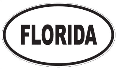 FLORIDA - Oval Magnet