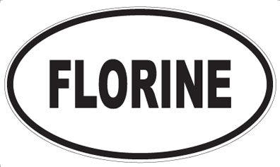 FLORINE - Oval Magnet