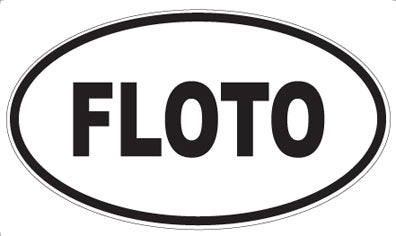 FLOTO - Oval Sticker