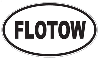 FLOTOW - Oval Sticker