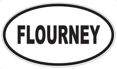FLOURNEY - Oval Magnet