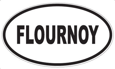 FLOURNOY - Oval Sticker