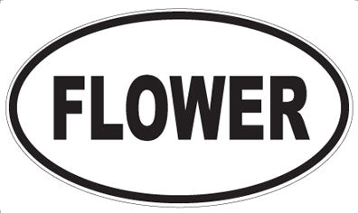 FLOWER - Oval Magnet