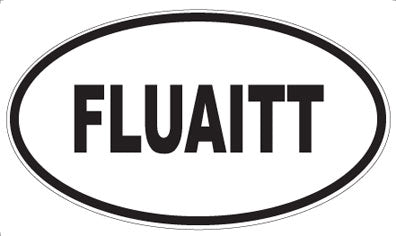 FLUAITT - Oval Magnet
