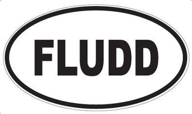 FLUDD - Oval Sticker