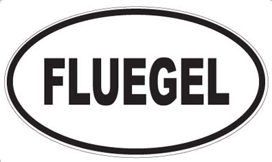 FLUEGEL - Oval Sticker