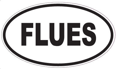 FLUES - Oval Magnet