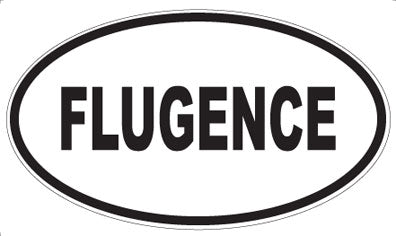 FLUGENCE - Oval Sticker
