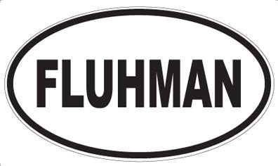 FLUHMAN - Oval Magnet