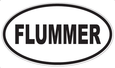 FLUMMER - Oval Magnet