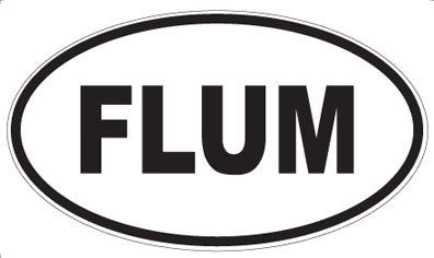 FLUM - Oval Magnet