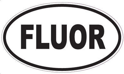 FLUOR - Oval Magnet