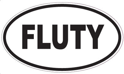 FLUTY - Oval Magnet