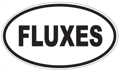 FLUXES - Oval Sticker