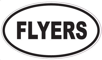 FLYERS - Oval Sticker
