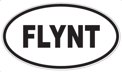 FLYNT - Oval Sticker
