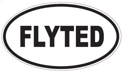 FLYTED - Oval Sticker