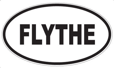 FLYTHE - Oval Magnet