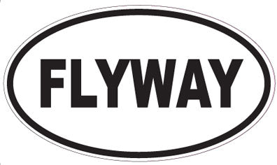 FLYWAY - Oval Sticker
