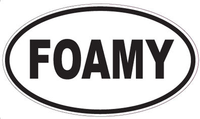 FOAMY - Oval Magnet