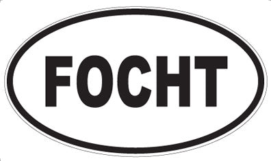 FOCHT - Oval Magnet