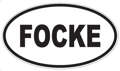 FOCKE - Oval Magnet